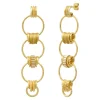 Alicudi gold-plated drop earrings for pierced posts