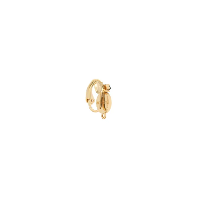 Angelique clip-on earrings - gold