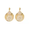 Angelique clip-on earrings - white