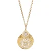 Angelique long necklace - white