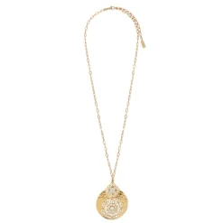 Angelique long necklace - white