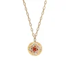Angelique pendant necklace - multicoloured