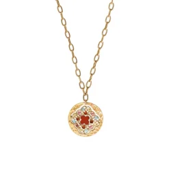 Angelique pendant necklace - multicoloured