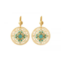 Angelique sleeper earrings - turquoise