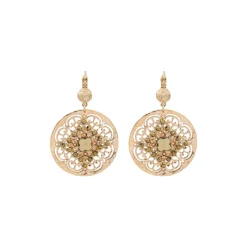 Angelique thin sleeper earrings - gold