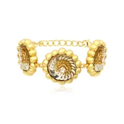 Angèle adjustable chain bracelet - gold