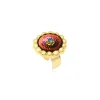 Angèle round ring - orange
