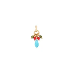 Annella fine pendant necklace - multicolor