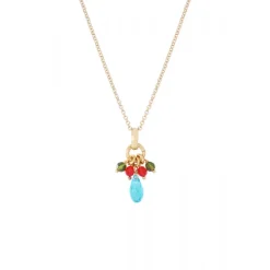 Annella fine pendant necklace - multicolor