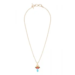 Annella fine pendant necklace - multicolor