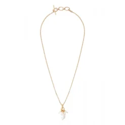 Annella fine pendant necklace - white pearl