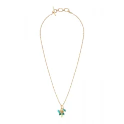 Annella fine pendant necklace - green