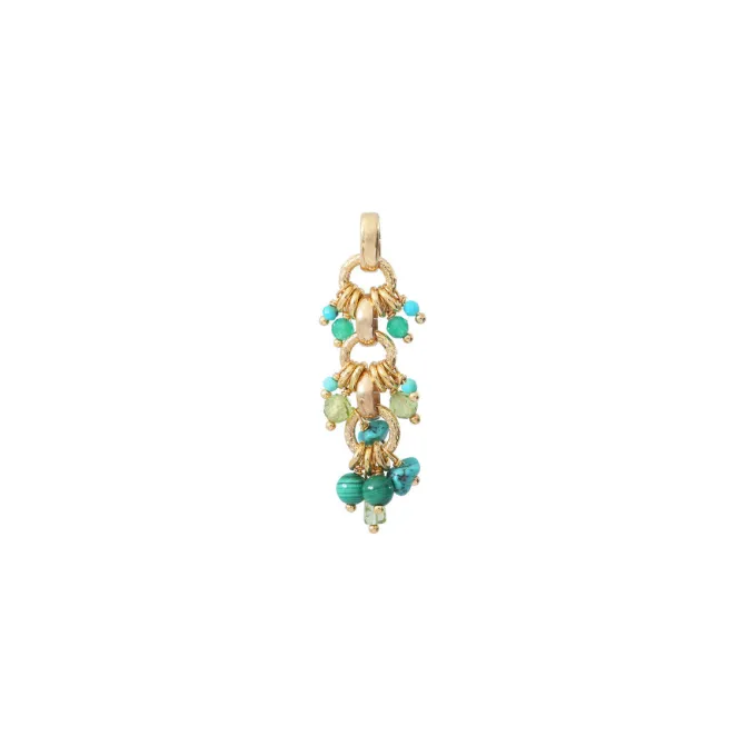 Annella pendant necklace - green