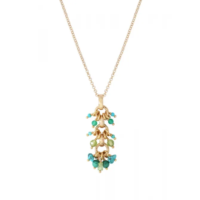 Annella pendant necklace - green