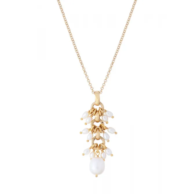 Annella pendant necklace - white pearl