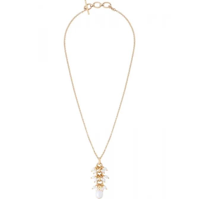 Annella pendant necklace - white pearl