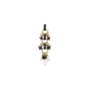 Annella pendant necklace - black and white