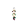 Annella pendant necklace - red and turquoise