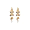Annella pierced stud earrings - gold