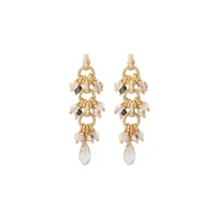 Annella pierced stud earrings - gold