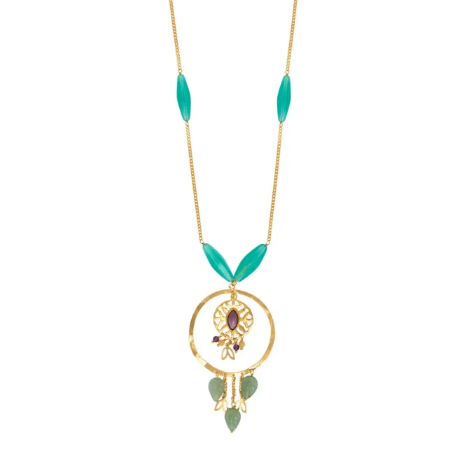 Arizona Dream long necklace - green