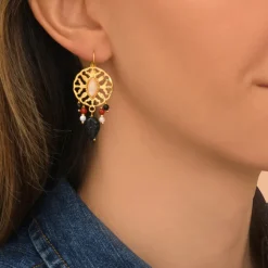 Arizona Dream sleeper earrings - black
