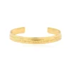 Ashanti Wide Adjustable Bangle Bracelet – Gold