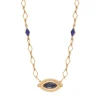 Atria Adjustable Pendant Necklace - Blue