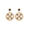 Atria clip-on earrings - blue