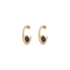 Atria hoop earrings - blue