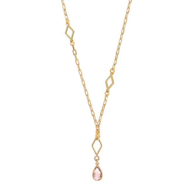 Atria pendant necklace - pink