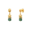 Avola pierced earrings - blue