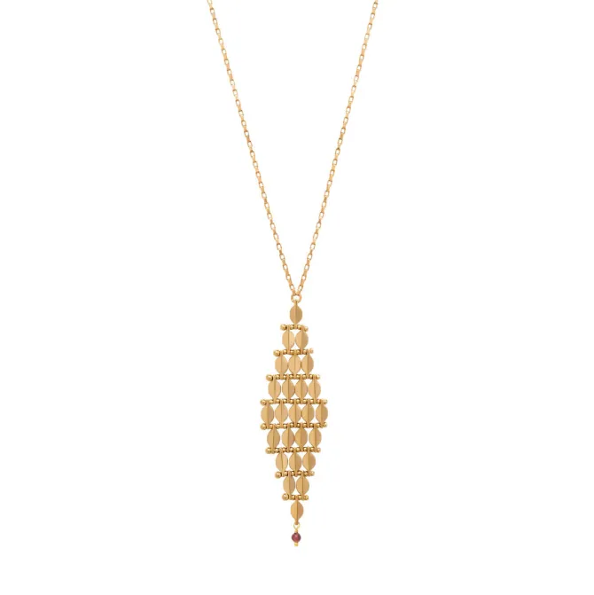 Babylon Adjustable Pendant Necklace - Gold