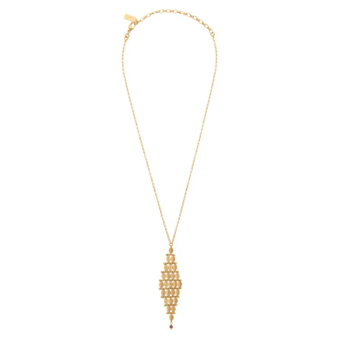Babylon Adjustable Pendant Necklace - Gold