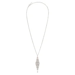 Babylon Adjustable Pendant Necklace - Silver