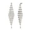 Babylon pierced stud earrings - grey