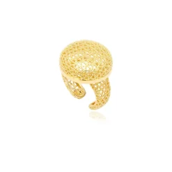 Betty cabochon ring - gold