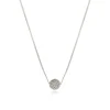 Betty Delicate Pendant Necklace - Silver