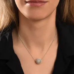 Betty pendant necklace - silver