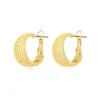 Betty thin hoop earrings - gold