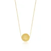 Betty Wide Pendant Necklace - Gold