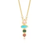Byzance long necklace – multicoloured