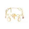 Capraia charm chain bracelet - white