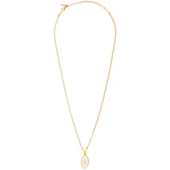 Capraia mid-length necklace - white