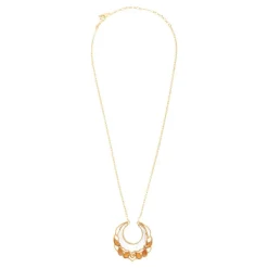 Capraia pendant necklace - white