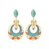 Capraia pierced stud earrings - turquoise