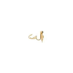 Capraia thin clip-on earrings - white