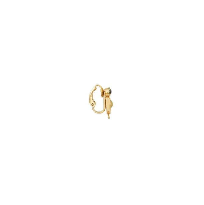 Capraia thin clip-on earrings - turquoise