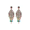 Chiara flower stud earrings - multicoloured