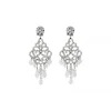 Chiara pierced stud earrings - silver